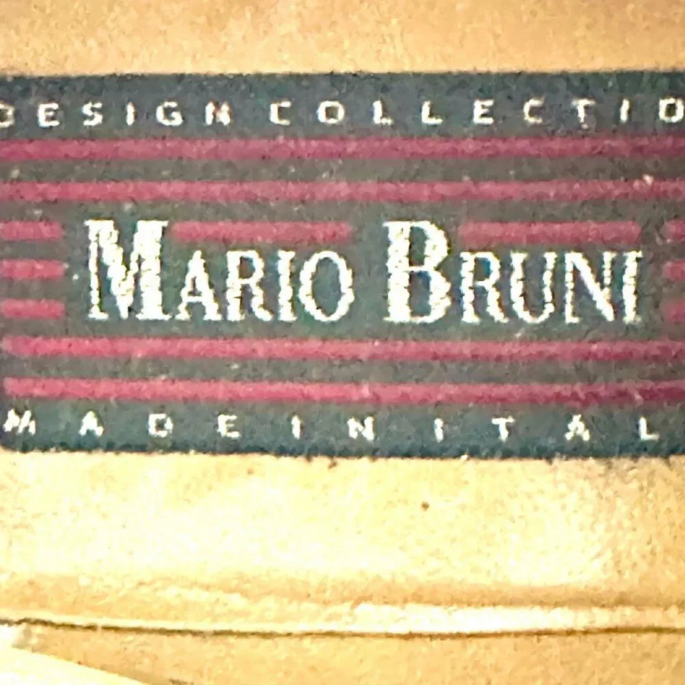 Mario Bruni Brogue Men's Leather Shoes Brown Made In Italy Luxury Brand Size 9